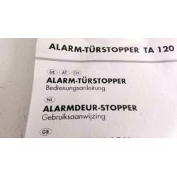 Deurstopper met alarm