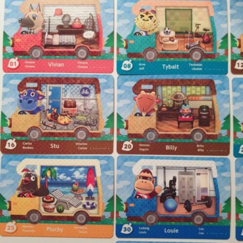 Animal Crossing cards serie 5 & Sanrio + albums