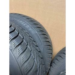 Set Winterbanden 175/65 R14 met sensoren voor Ford fiesta