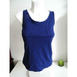 Dames Top Blauw Maat S