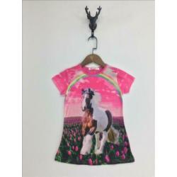 Paarden t-shirts maat 104