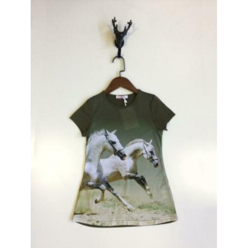 Paarden t-shirts maat 104