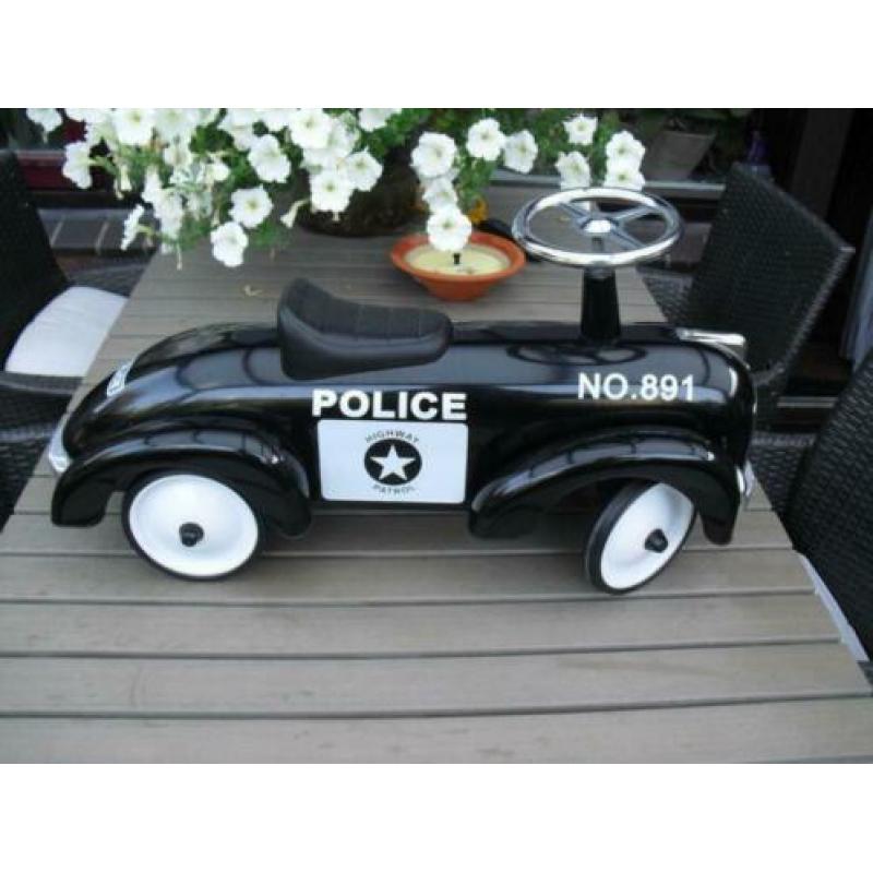 Stoere "Police Car" loopauto, in zeer goede staat!