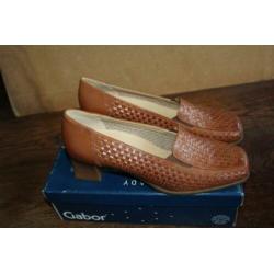 Gabor vlotte leren camel pumps mt 8,5 H SUPERKOOPJE