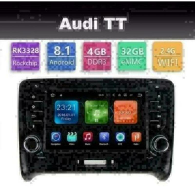 Audi TT android 8.1 radio navigatie carkit dab+ dvd gps wifi