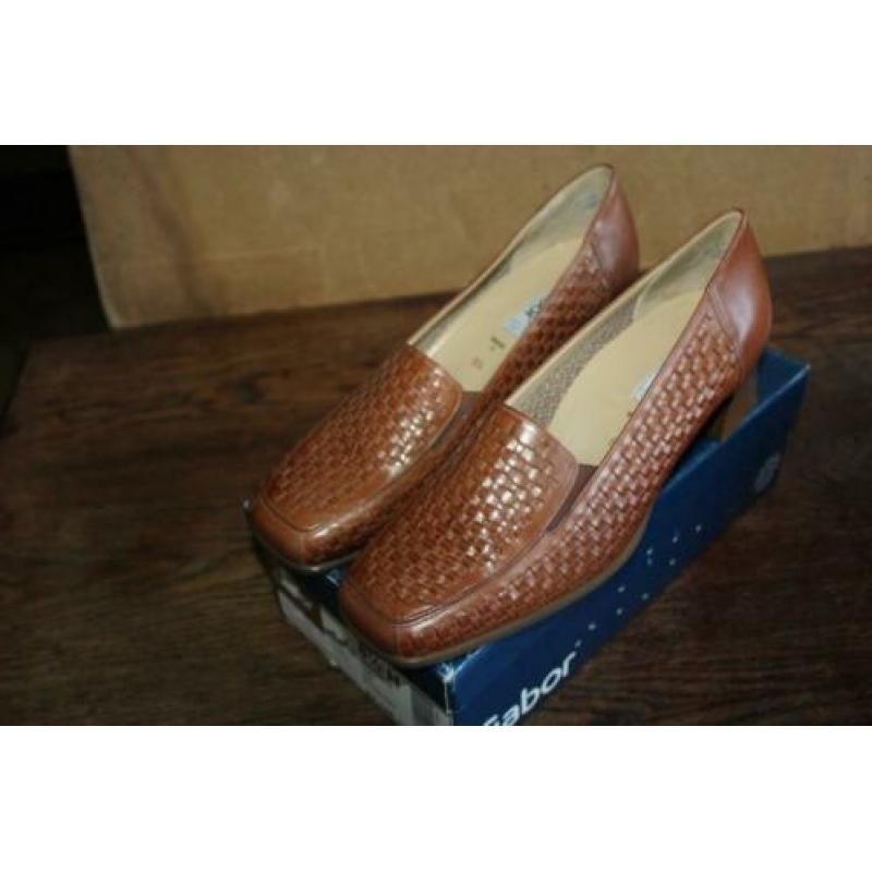 Gabor vlotte leren camel pumps mt 8,5 H SUPERKOOPJE