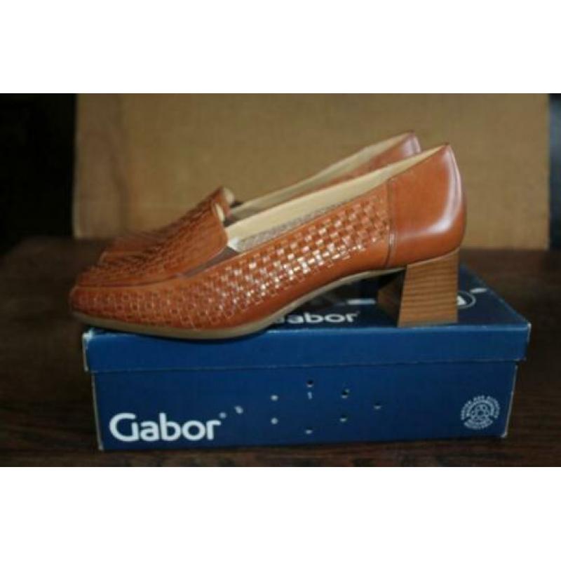 Gabor vlotte leren camel pumps mt 8,5 H SUPERKOOPJE