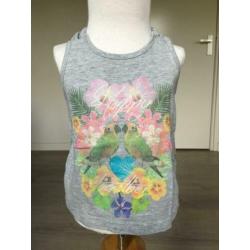 STAR GIRLS top / shirt grijs nette staat mt 92 / 98 ZR