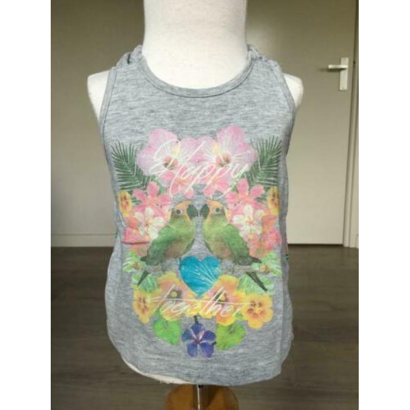 STAR GIRLS top / shirt grijs nette staat mt 92 / 98 ZR