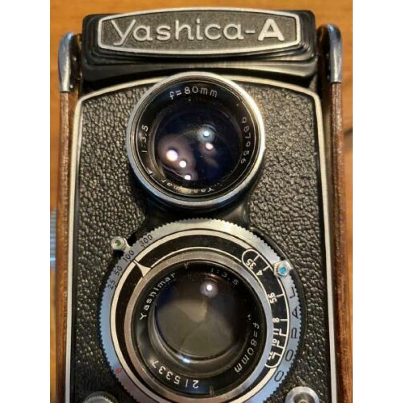 Yashica-A twin lens Reflex camera