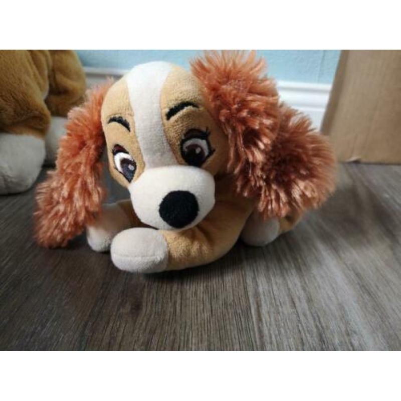 2 honden knuffels van Disney