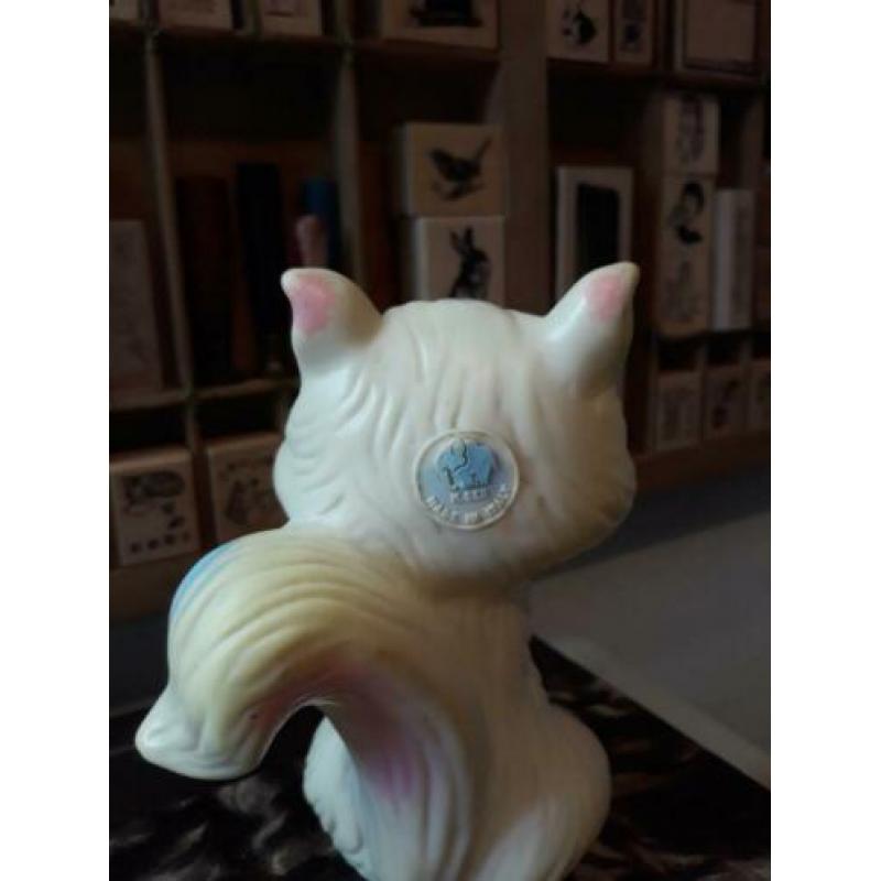 Piepbeest squeaky toy vintage M.Dep. eekhoorn sixties