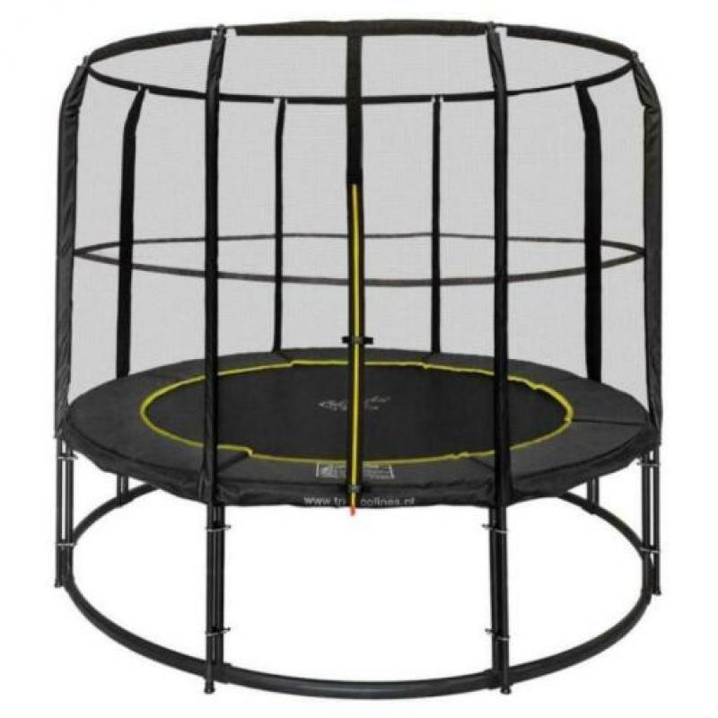 Magic Circle Pro Black Trampoline 366 + veiligheidsnet 466