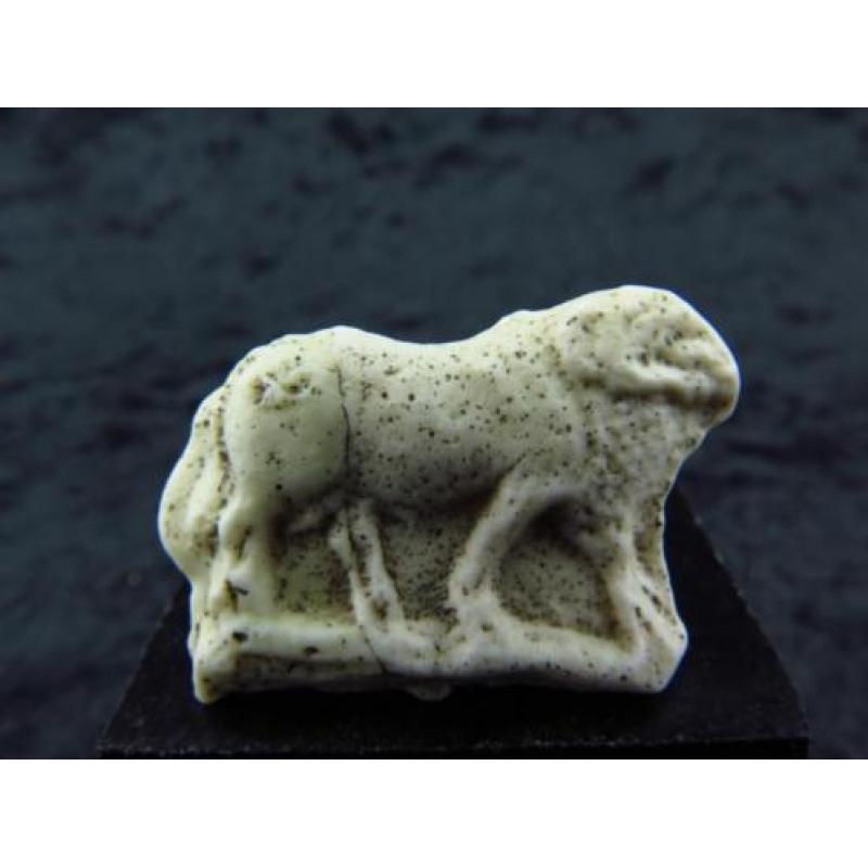 Egyptian white glass Ram