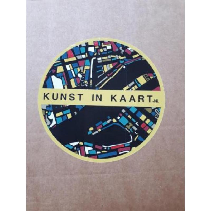 Kunst in Kaart - Amsterdam A4 formaat