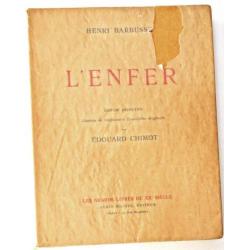 [Chimot, ill.] L'Enfer 1921 Barbusse, Henri 1/432 exemplaren