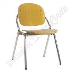 Grote partijen vintage schoolstoelen oud industrieel horeca