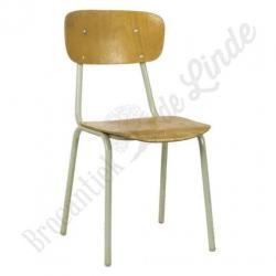 Grote partijen vintage schoolstoelen oud industrieel horeca