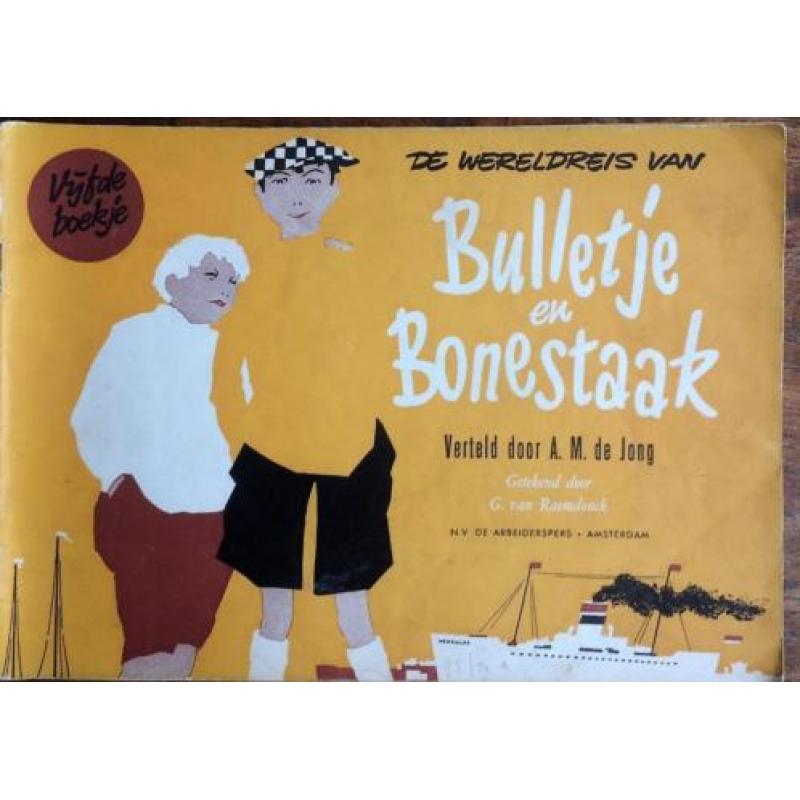 Mooie oude strips van Bulletje en Bonestaak (A.M. de Jong)