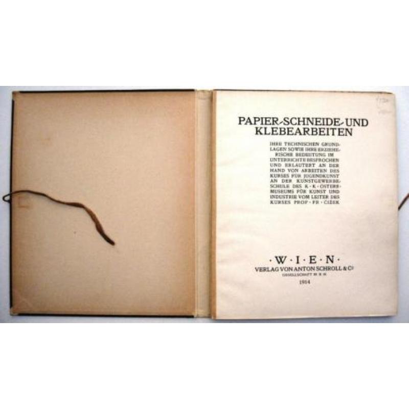 Papier-Schneide und Klebearbeiten 1914 Cizek Portfolio