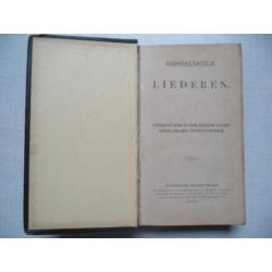 Godsdienstige liederen, antiek boek uit 1886.