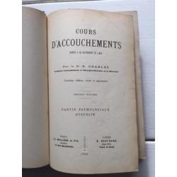 Cours d'accouchement donné à la maternité de Liège 1897