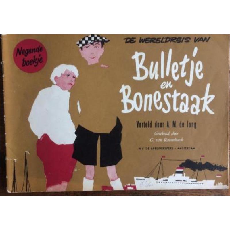 Mooie oude strips van Bulletje en Bonestaak (A.M. de Jong)