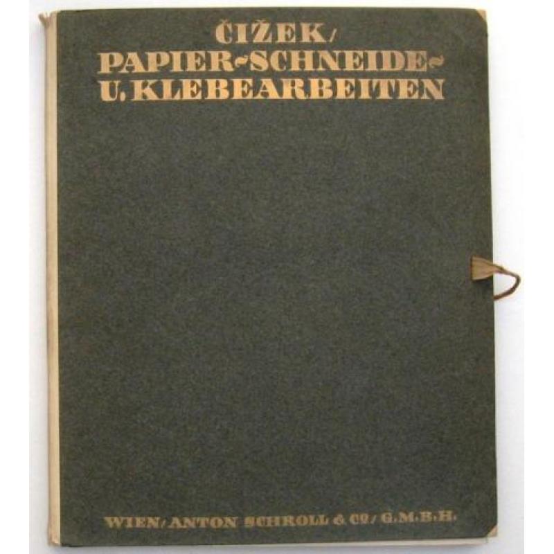 Papier-Schneide und Klebearbeiten 1914 Cizek Portfolio