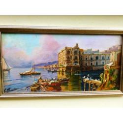 Marina di Napolicon Palazzo Donn' Anna Gesign.: Mancini.