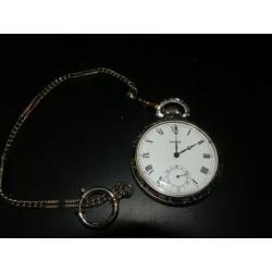 Horizon 1e graad zilver zakhorloge keurmerk 925 Pandjeshuis