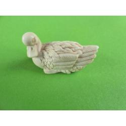 Mooie Antieke Netsuke - Eendje - Ivoor van voor 1920