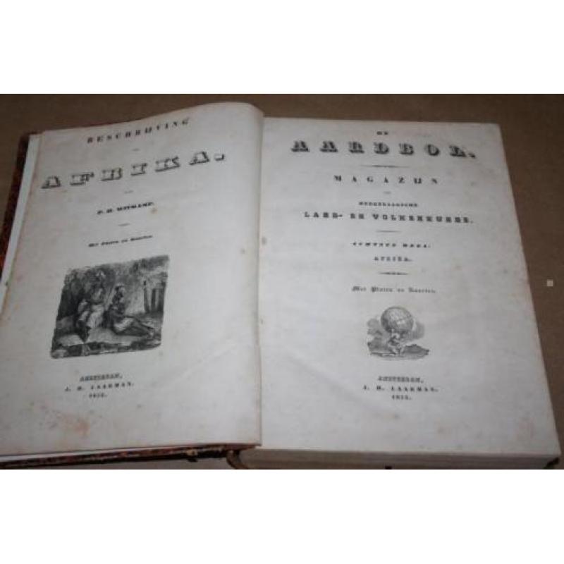 De Aardbol - Deel 8 Afrika - P.H. Witkamp - 1852 !! zeldzaam