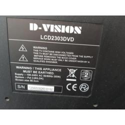 D-Vision LCD2303DVD - Televisie met ingebouwde DVD-speler