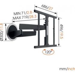 Vogels Next 7355 MotionMount muurbeugels