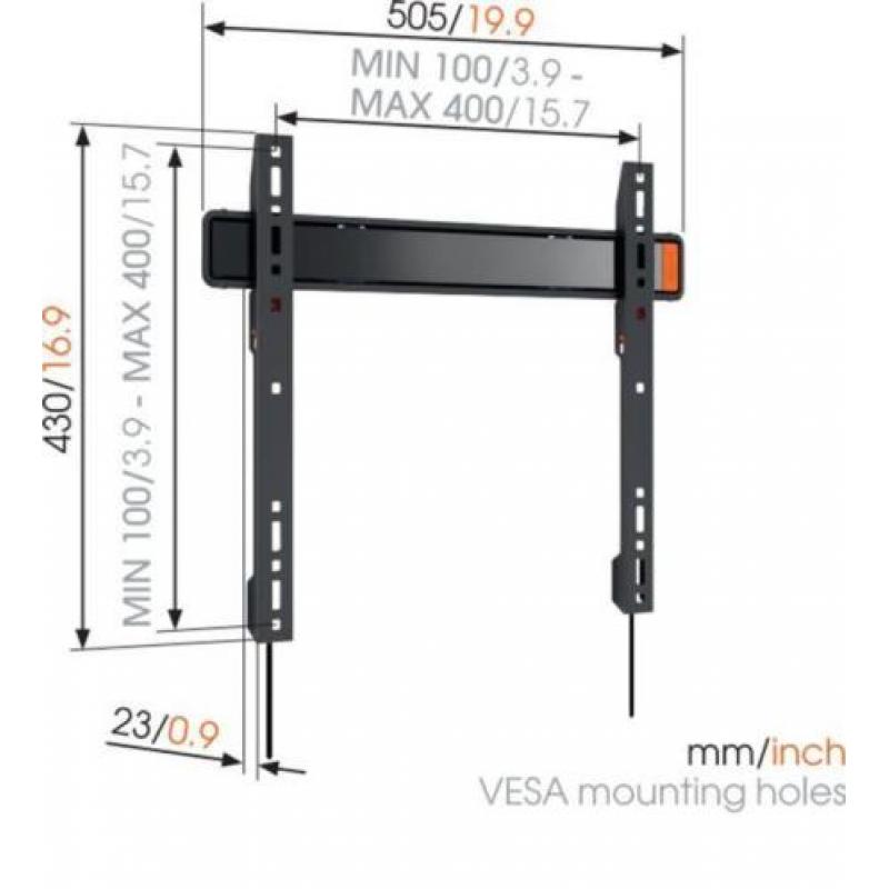 Vogels WALL 3205 muurbeugels