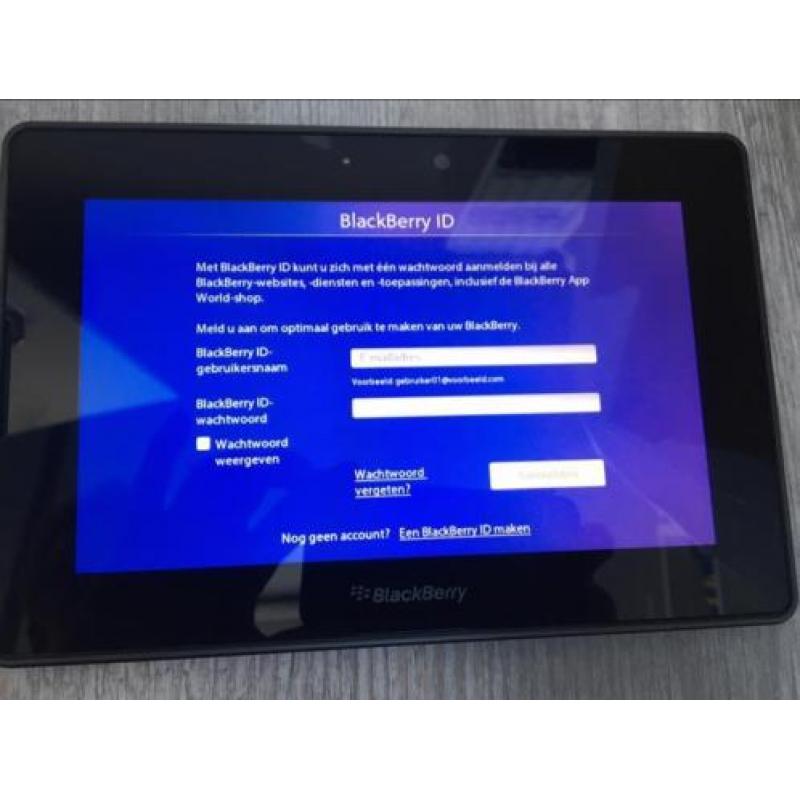 Blackberry Playbook 16GB met hoes