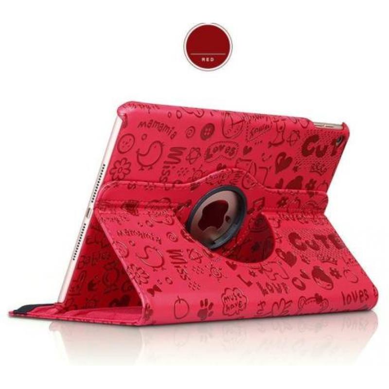 iPad 2 3 4 hoes hoesje case cover voor kinderen - Rood