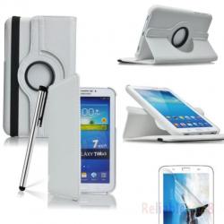 Samsung Galaxy Tab 3 7.0 roterende hoes P3200/P3210 Gratis V