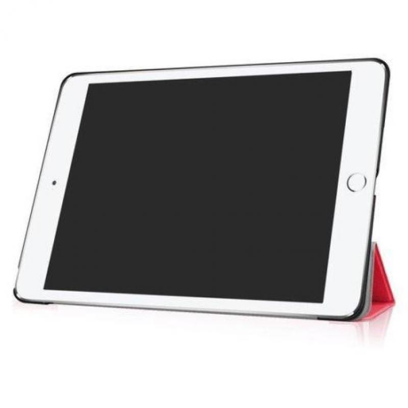 Tri-fold smart case hoes voor iPad 9.7 (2017 / 2018) - rood