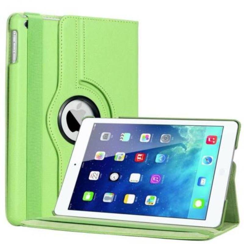 Apple iPad Air 360 Graden Rotatie Hoes Cover Case Kleur Gro