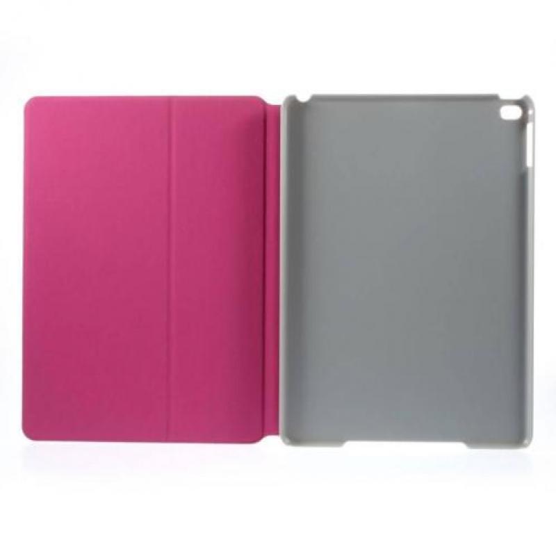 Apple iPad Air 2 - PU Lederen Book Case Snap On Grain - Roze