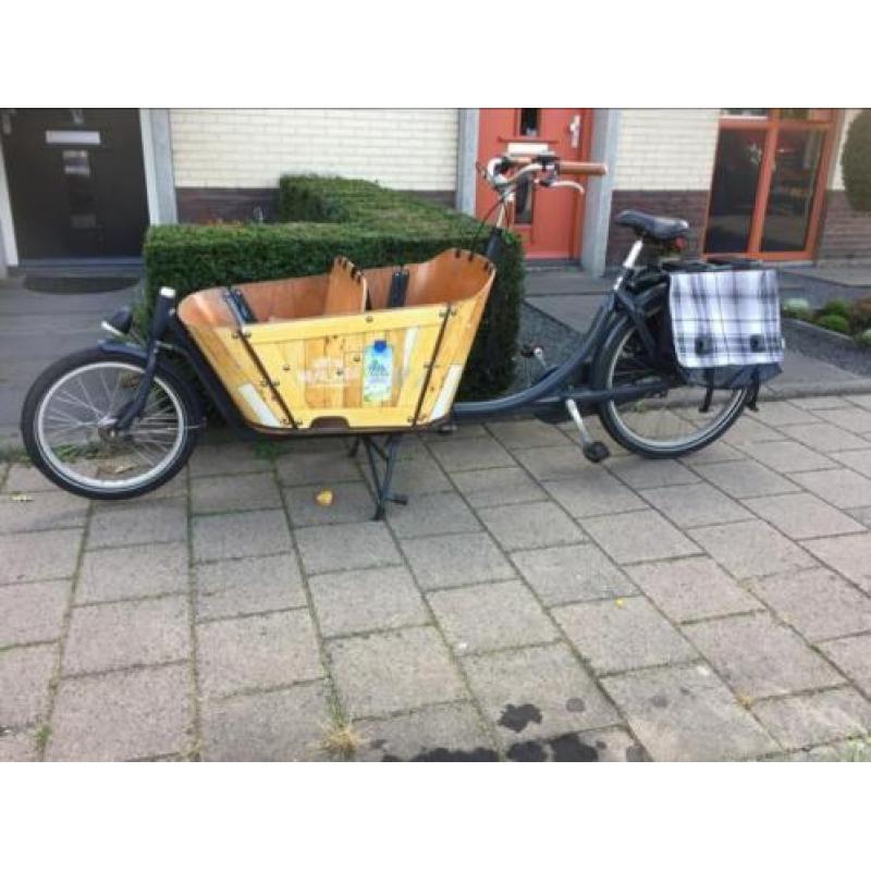 Babboe city 4-zits bakfiets hout.