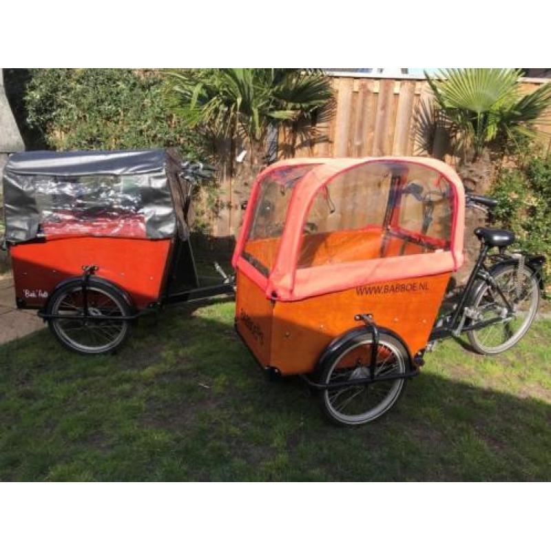 2 Babboe bakfietsen met huif va € 325