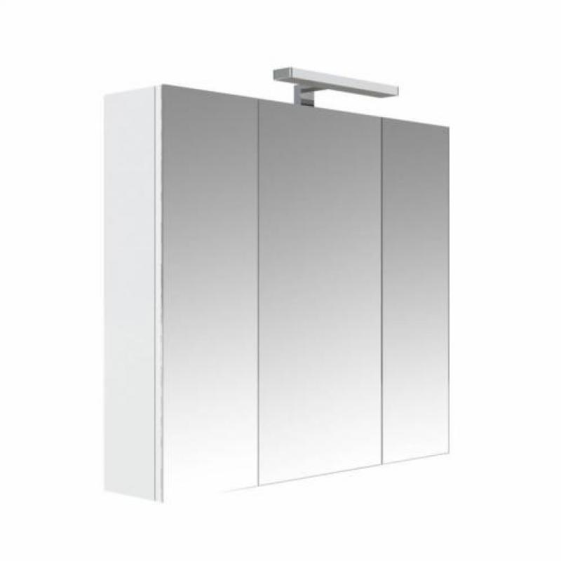 Spiegelkast Allibert Juno LED Verlichting 80x75.2x16cm So...