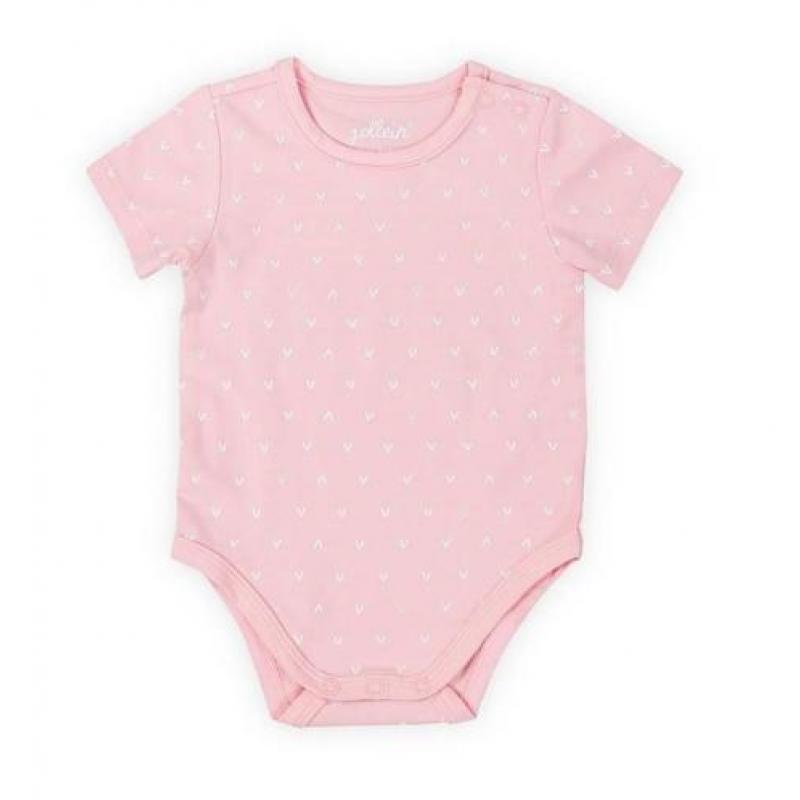 Jollein romper Hearts soft pink