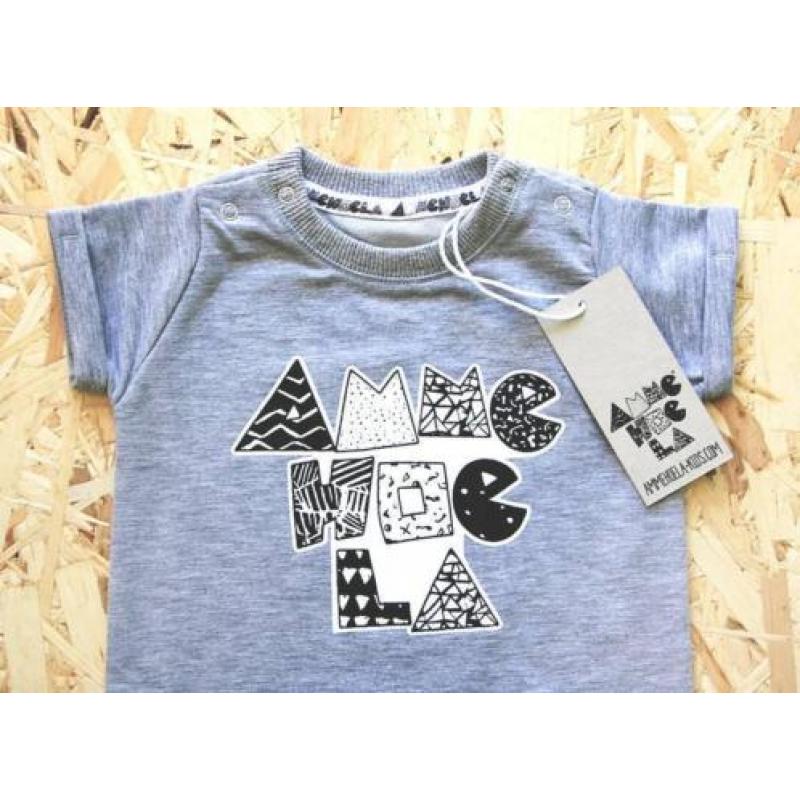 Ammehoela Kids onesie Zepp Grey