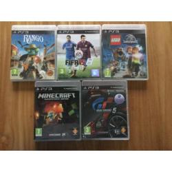 Ps3 500gb met controllers en spellen