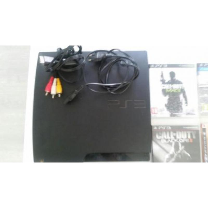 Playstation 3 120gb met 4 spellen