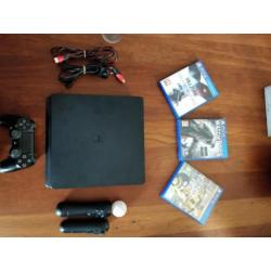 Playstation 4 slim 500gb + 3 games