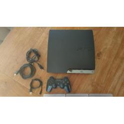 Sony PS3 Playstation 3 (320 GB) + Controller en spellen.